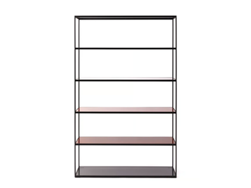 CAMEO - Open glass and steel bookcase by Christine Kröncke Interior Design - view 2